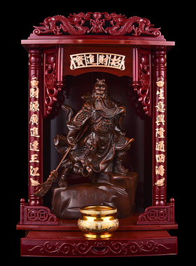 新品关帝圣君神像招财摆设v适用于办公室与居家 中式风格神明供奉