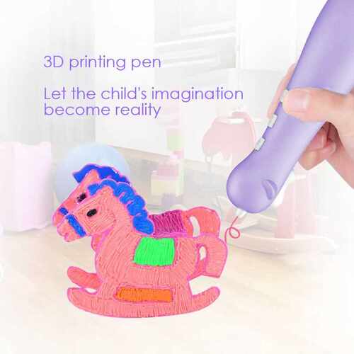 新品3D Printing Pen  Low TemperatUrEe Stereoscopic Graffiti