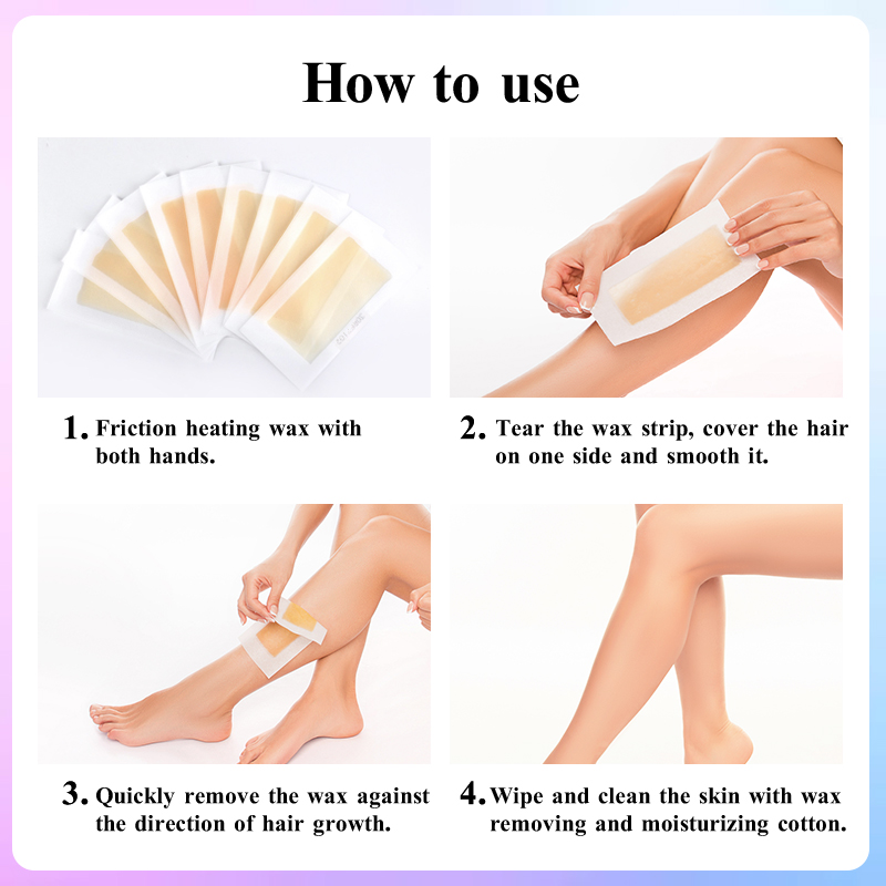 极速Rapid Hair Removal Wax Strips PaGper Double-Side Lasting