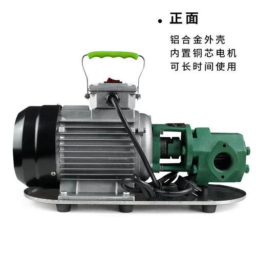 极速220V电动柴油泵甲醇油泵自吸式WCB齿轮油泵液V压油油泵机油抽