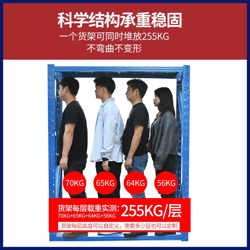 仓储货架工厂库房展示架家用组合置物加厚重型铁架.子仓库货架
