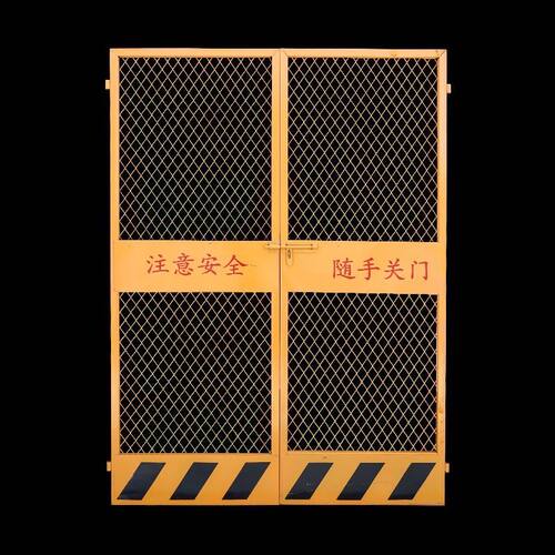 极速。施工电梯安全门楼层人货梯升降机防K护门电梯井防护门工地