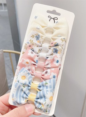 极速8PCS/lot 2021 New Grosgrain Ribbon Hair Bows ClipsZ  Pri