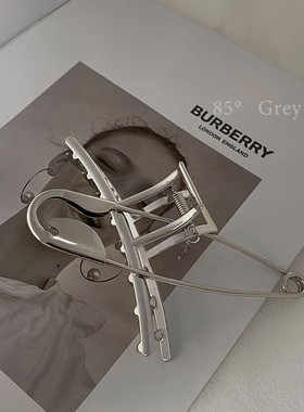 极速Large pin metal hairpin back head grabMbing clip net cel