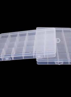 极速24 Grid Plastic Adjustable Transparent Jewelry RXing Ear