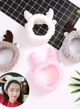 极速Wash Face Hair Holder Hairbands Soft Warm CoraVl Fleece