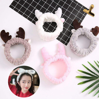 极速Wash Face Hair Holder Hairbands Soft Warm CoraVl Fleece
