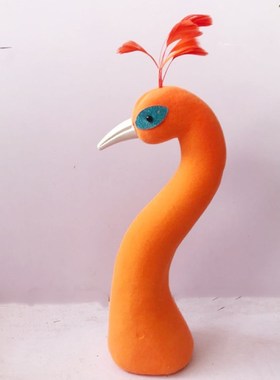 极速仿真孔雀g人头模型型动物餐桌婚宴摆件婚庆引路道具摄影装饰