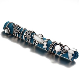 极速rings women set star jewelry ins网红戒U指组合女尾戒套戒