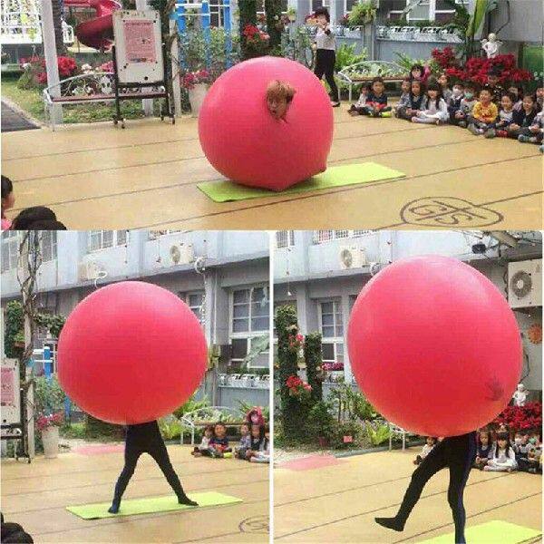 极速Newly 72 Inch Latex Giant Human Egg BallooRn Round Climb