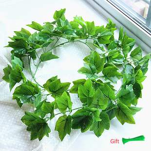 artificial BHanging ivy 极速230cm plants silk leaf vin green
