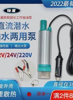 极速德国进口38型新款电动抽油泵12V24V22N0V柴油抽油神器抽水泵