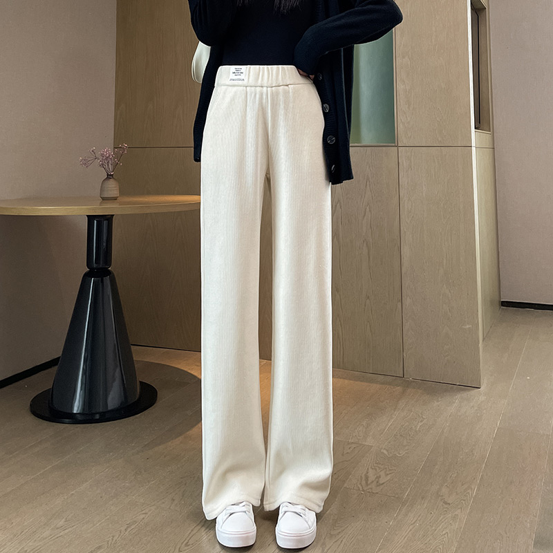 极速雪尼尔阔腿裤女秋冬q灯芯绒女裤子新款2022爆款休闲垂感宽松