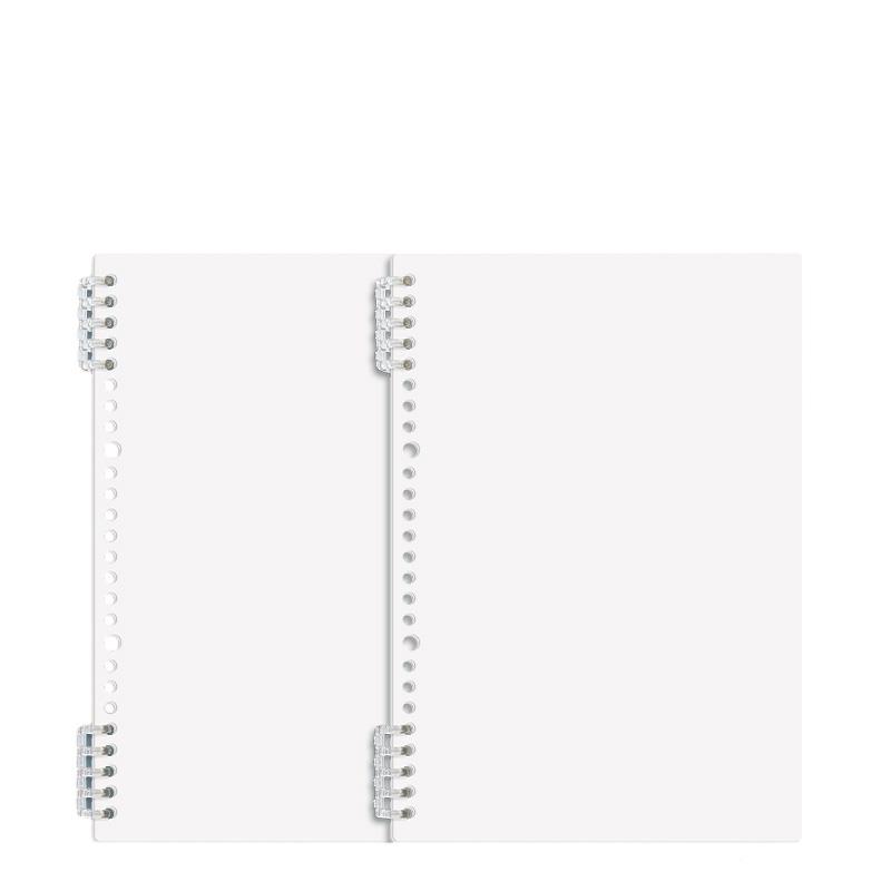极速a4活页本外壳活页夹扣环封面b5F单卖环扣线圈装订打孔收纳笔