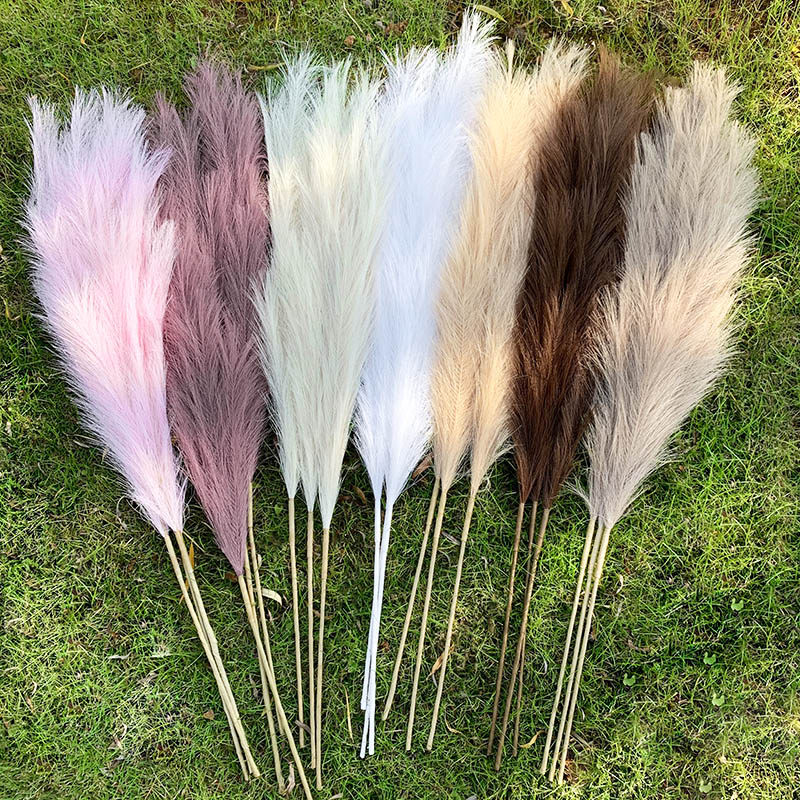 极速1Pcs Artificimal Pampas Grass Home Room Decor Simulation