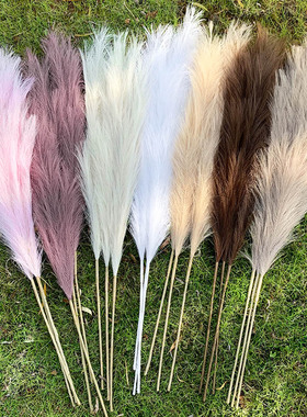 极速1Pcs Artificimal Pampas Grass Home Room Decor Simulation