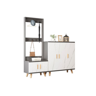 极速轻奢新款f人造板进简约现代门厅柜大容量玄关鞋柜多功能收纳