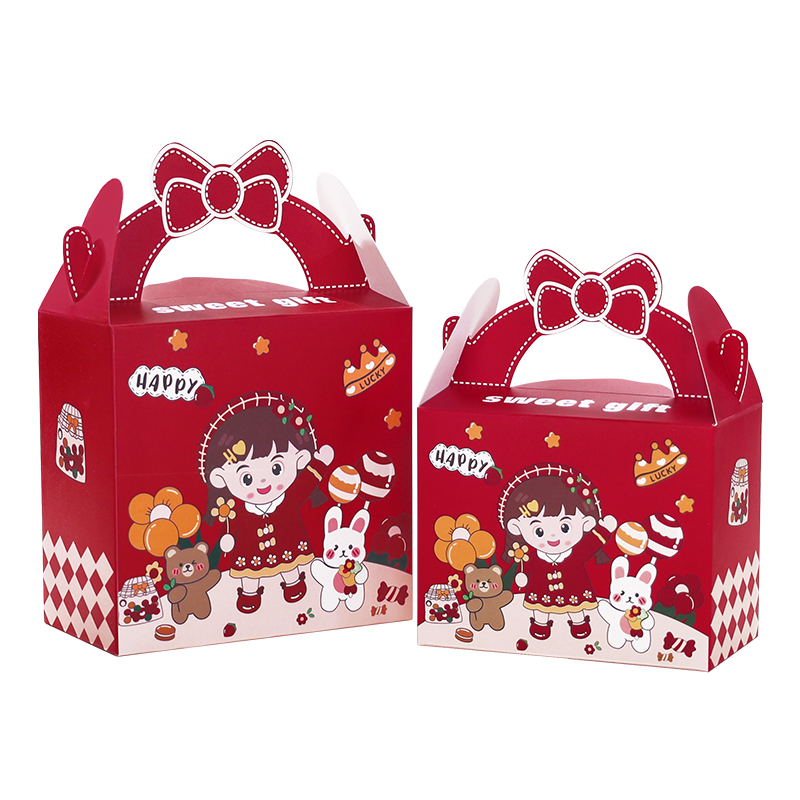 极速宝宝诞生满月糖果盒大号包装盒生日礼盒空盒子伴手Z礼喜糖盒