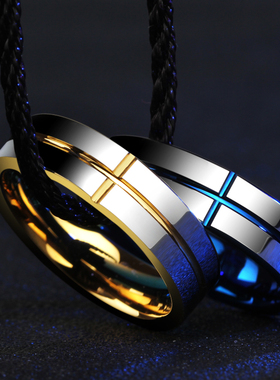 极速翼力钨金g男士戒指饰品潮男戒单身个性刻字日韩版霸气尾戒子