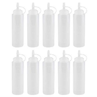 极速240ml Condiment Squeeze BotBtles for Ketchup Mustard May