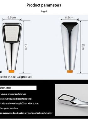 极速Electroplating Bathroom Spa CFilter Shower High Pressure