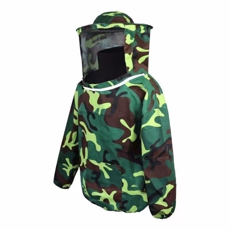 极速养蜂衣服蜂衣蜜蜂衣服半身防蜂衣蜂帽养N蜂工具防蜂衣全套透