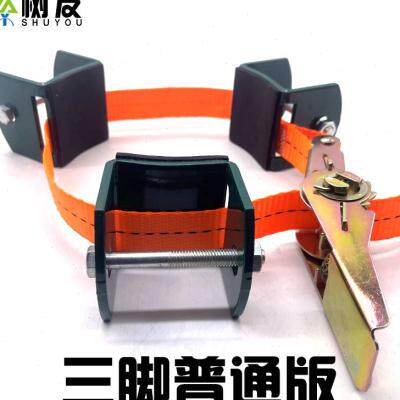 极速树木支撑架抱k箍绿色镀锌钢管固定器乔木园林防风铁支架金属