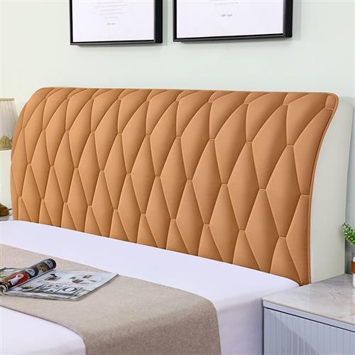 极速新款免洗科技布床头套罩全包夹棉加厚欧式简T约木床头罩保护