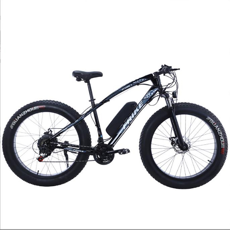 极速电动登e山自行车助力锂电粗轮雪地车一体轮变速沙滩单车