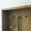 极速电表箱实木电线遮挡箱新中式 钥匙盒入门收纳壁盒黑Z胡桃壁挂