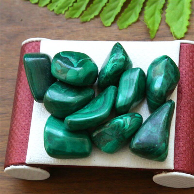 极速天然孔雀石大颗粒碎p石原石 孔雀石裸石矿标摆件2-4cm大块原