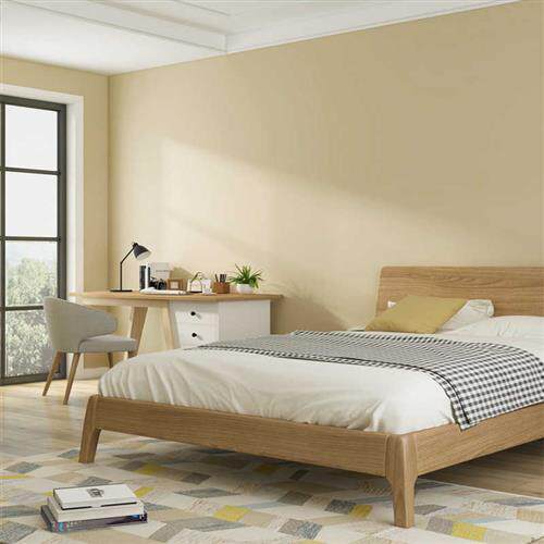 极速咖色电视f背景墙壁纸奶油风卧室纯色浅米黄色奶黄色客厅暖色