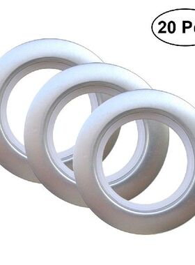 极速20PCS Convenient Roman Rod Curtain Low NOoise Buckle Eye