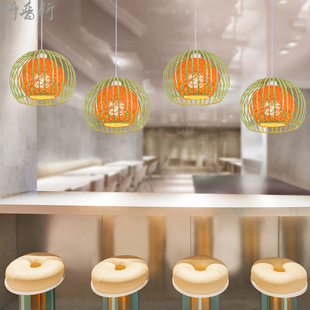 极速现代a简约餐厅网红吊灯创意个性过道阳台灯奶茶店休闲吧台店