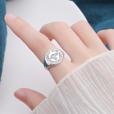 极速Retro eSimple Style Saturn Rings For Women Men Fashion S
