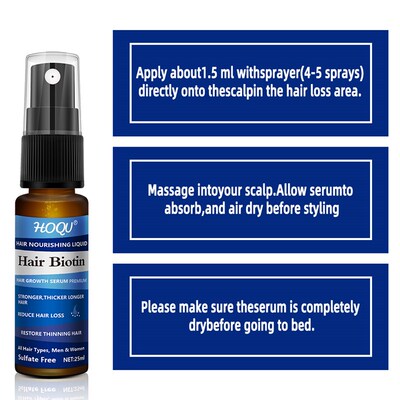 极速Hair Growth Productss Oils Treatment Fast Hair Care Spra