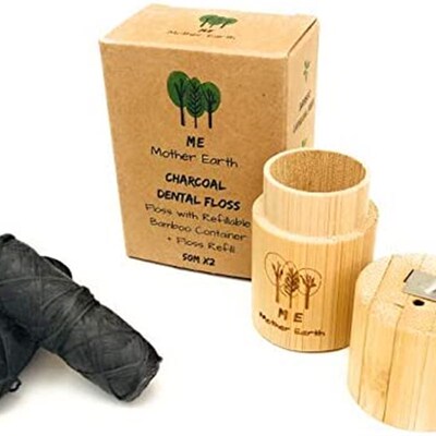 极速Vegan Biodegradable Bamboo Charcoal DentOal Floss with R
