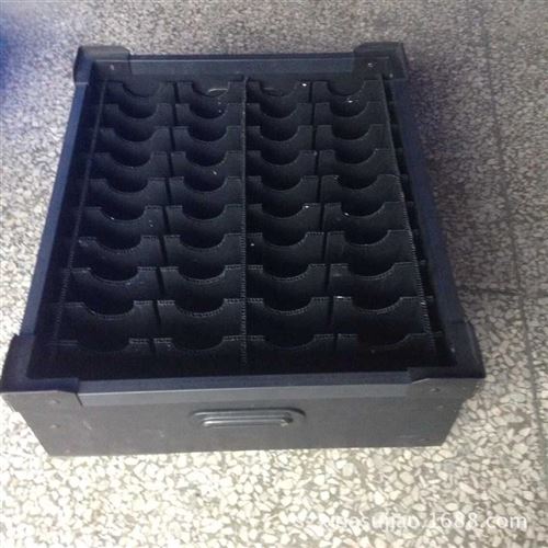 极速供应注塑带盖黑色导电pe加F厚G塑胶框防静电塑料周转箱