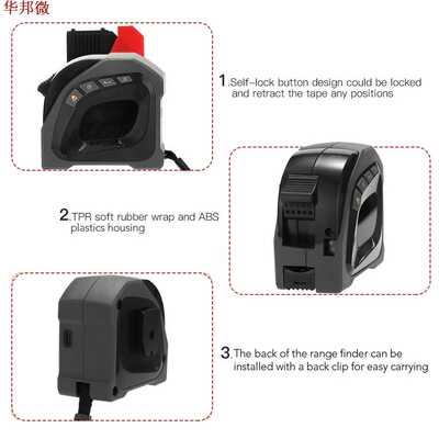 极速2-in-1 USB Rechargeable Digital DisplayN Measuring Instr