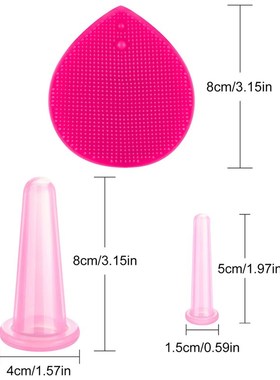 极速7Pcs Cupping Facial Set yfor Face Eye Cupping Massage,Fa