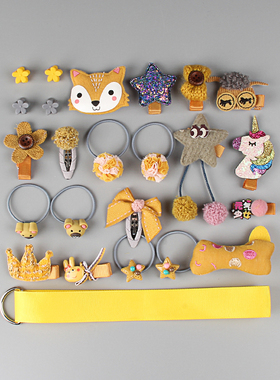 极速24pcs / set of hair accessories fGashion cute hairpin gi