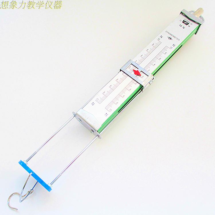 极速教学。明拉压测力计p 10N 弹簧测力计 仪器物理力学森牌实验