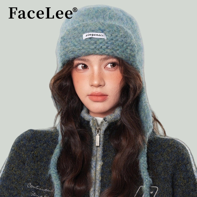 FaceLee日本设计师联名款日系复古冬季显脸小针织帽子女百搭护耳,服饰配件/皮带/帽子/围巾,手帕,淘宝优惠券,粉丝福利购,淘宝优惠卷