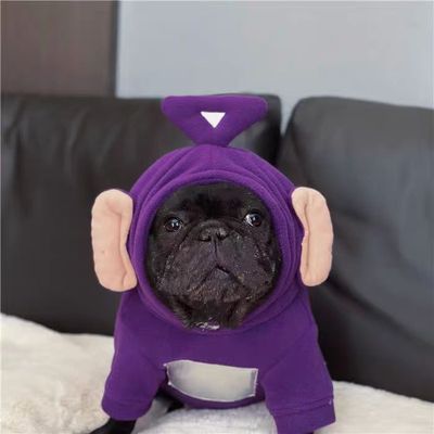 法斗巴哥摇粒绒可爱保暖