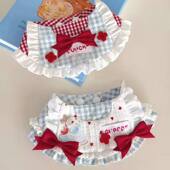 宠物领带碎花小玫瑰小中大型犬配饰猫猫领结四季 春夏搭配可爱围脖