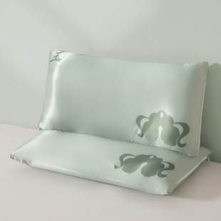 玉石养生枕单人舒缓助睡眠护颈椎专用枕头枕芯56x27x7cm 安懒懒