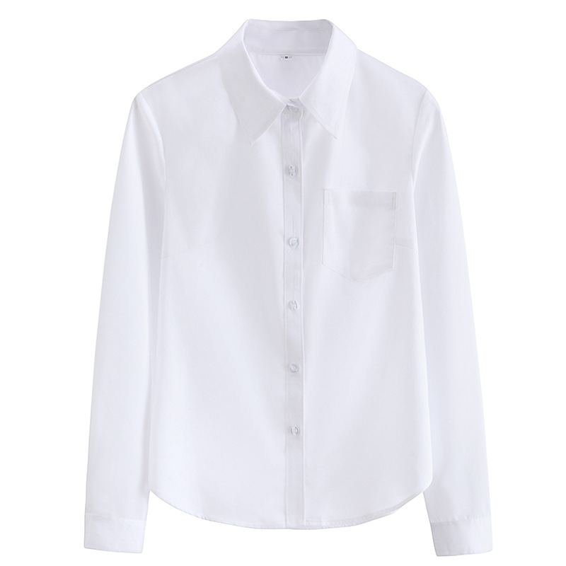 jk制服基础款衬衫女学院风夏季短袖校服中学生日系jk衬衫学生装