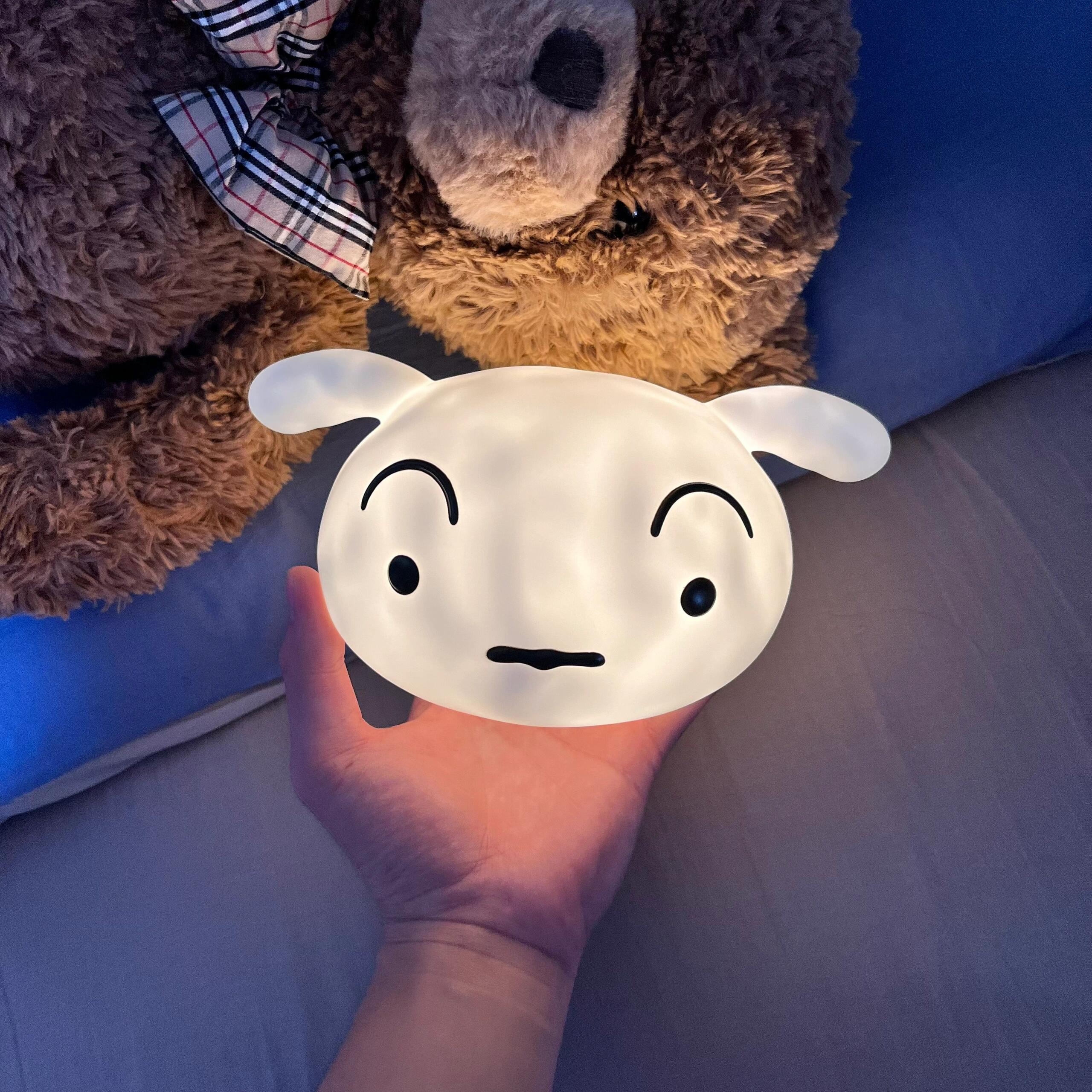 蜡笔小新摆件系列礼物小白夜灯手办日本动漫模型玩偶公仔女礼物