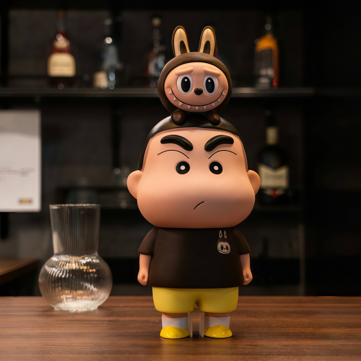 【拾壹】蜡笔小新拉布布小新可爱潮玩公仔电视柜桌面摆件玩偶礼物