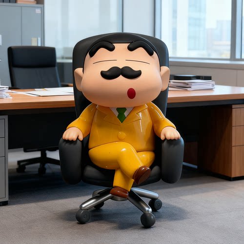 总裁蜡笔小新蜡笔小新手办动漫公仔潮玩模型车载桌面摆件生日礼物